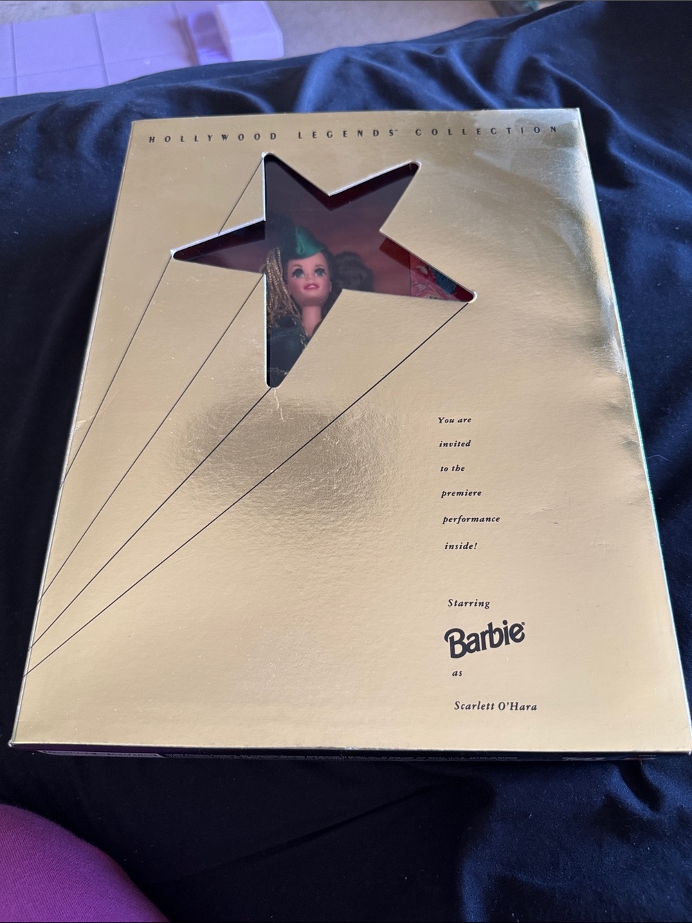Barbie Gold Presentation Box with Star Window
